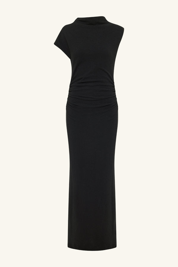 BEAU SLEEVELESS MAXI DRESS - BLACK_G