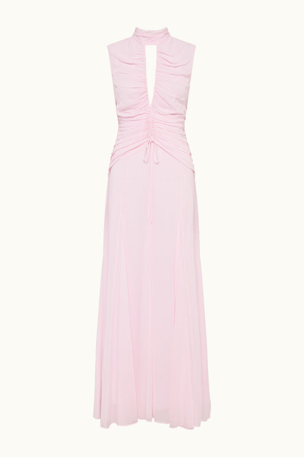 AMINA CUT OUT RUCHED MAXI DRESS - FAIRYFLOSS_G