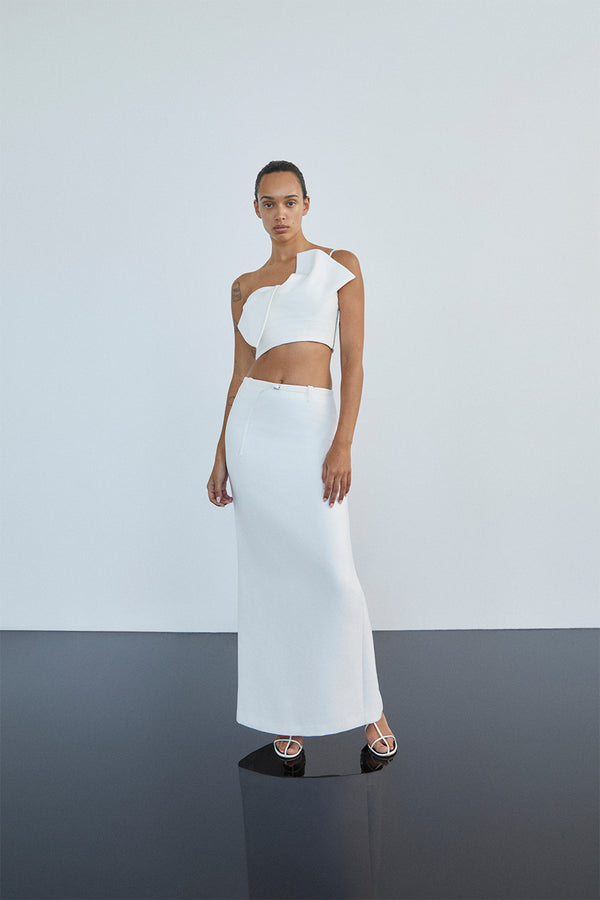 OTIS MAXI SKIRT - IVORY