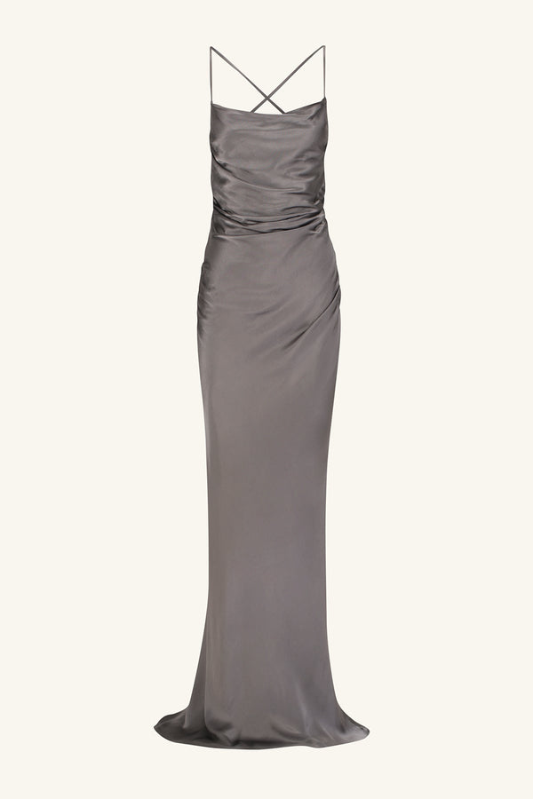 La Lune Lace Back Maxi Dress | Graphite | Dresses | Shona Joy Shona Joy US La Lune Lace Back Maxi Dress | Graphite | Dresses | Shona Joy Shona Joy US