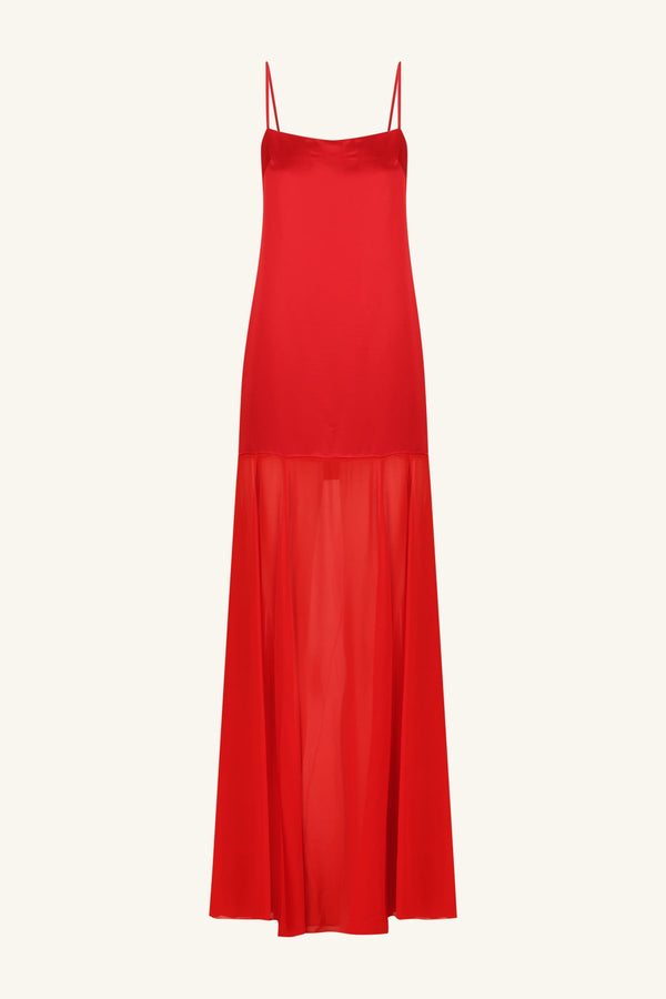 Moraya Dropped Waist Maxi Dress | Chilli | Dresses | Shona Joy Shona Joy US Moraya Dropped Waist Maxi Dress | Chilli | Dresses | Shona Joy Shona Joy US