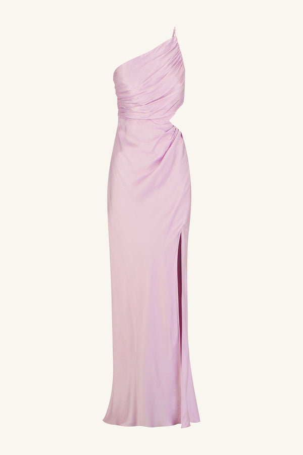 Shona Joy - La Lune Asymmetrical Gathered Maxi Dress - Lilac - Bridesmaids Dress Shona Joy - La Lune Asymmetrical Gathered Maxi Dress - Lilac - Bridesmaids Dress