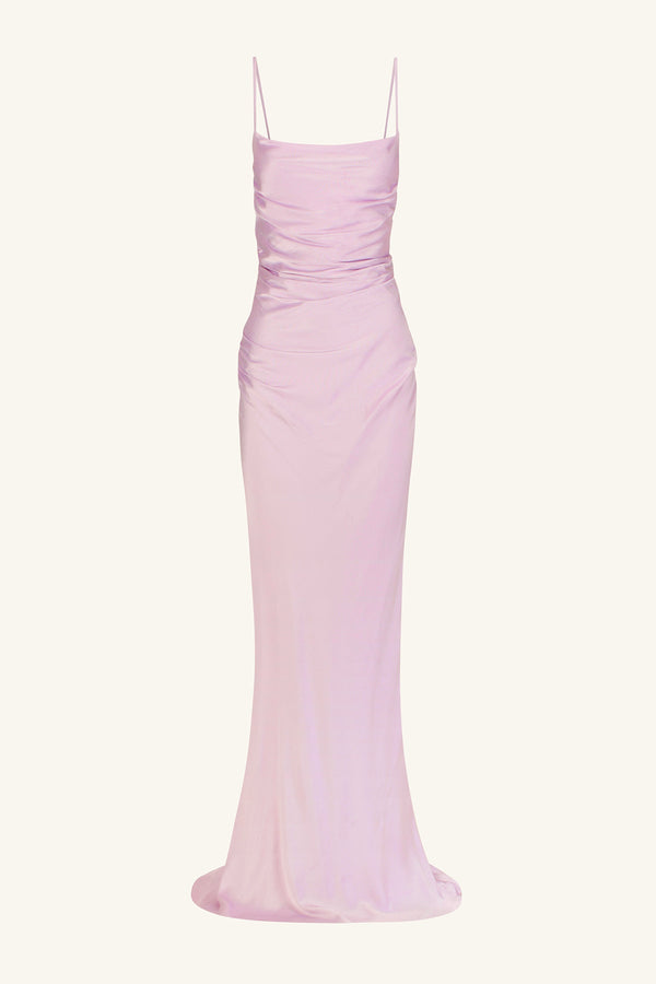 la lune lace back maxi dress shona joy La Lune Lace Back Maxi Dress