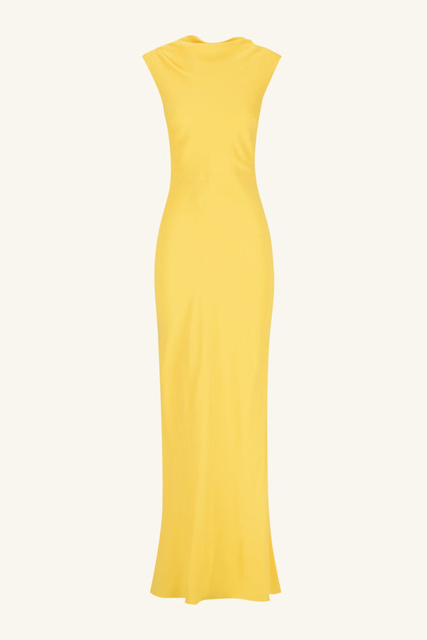 PIERCE SLEEVELESS MAXI DRESS - SUNFLOWER_G