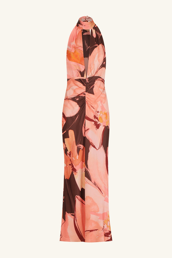 EMERSON HALTER NECK MAXI DRESS_G
