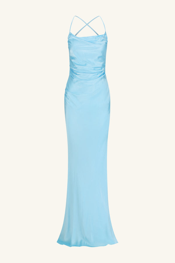 Shona Joy - La Lune Lace Back Maxi Dress - Iceberg Blue - Bridesmaids Dress Shona Joy - La Lune Lace Back Maxi Dress - Iceberg Blue - Bridesmaids Dress