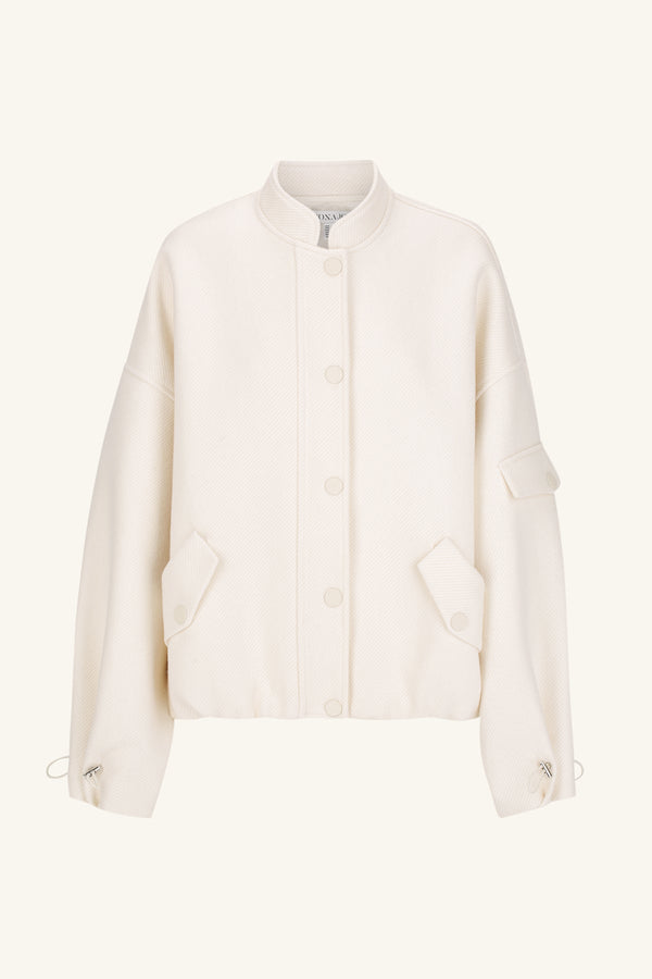 LUDLOW BOMBER JACKET - IVORY_G