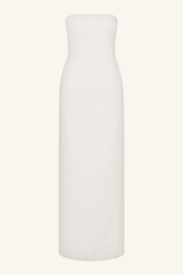 shona joy sequin dress Anthropologie Weddings x Shona Joy Illusion Sequin Cowl-Neck Slim Midi Dress