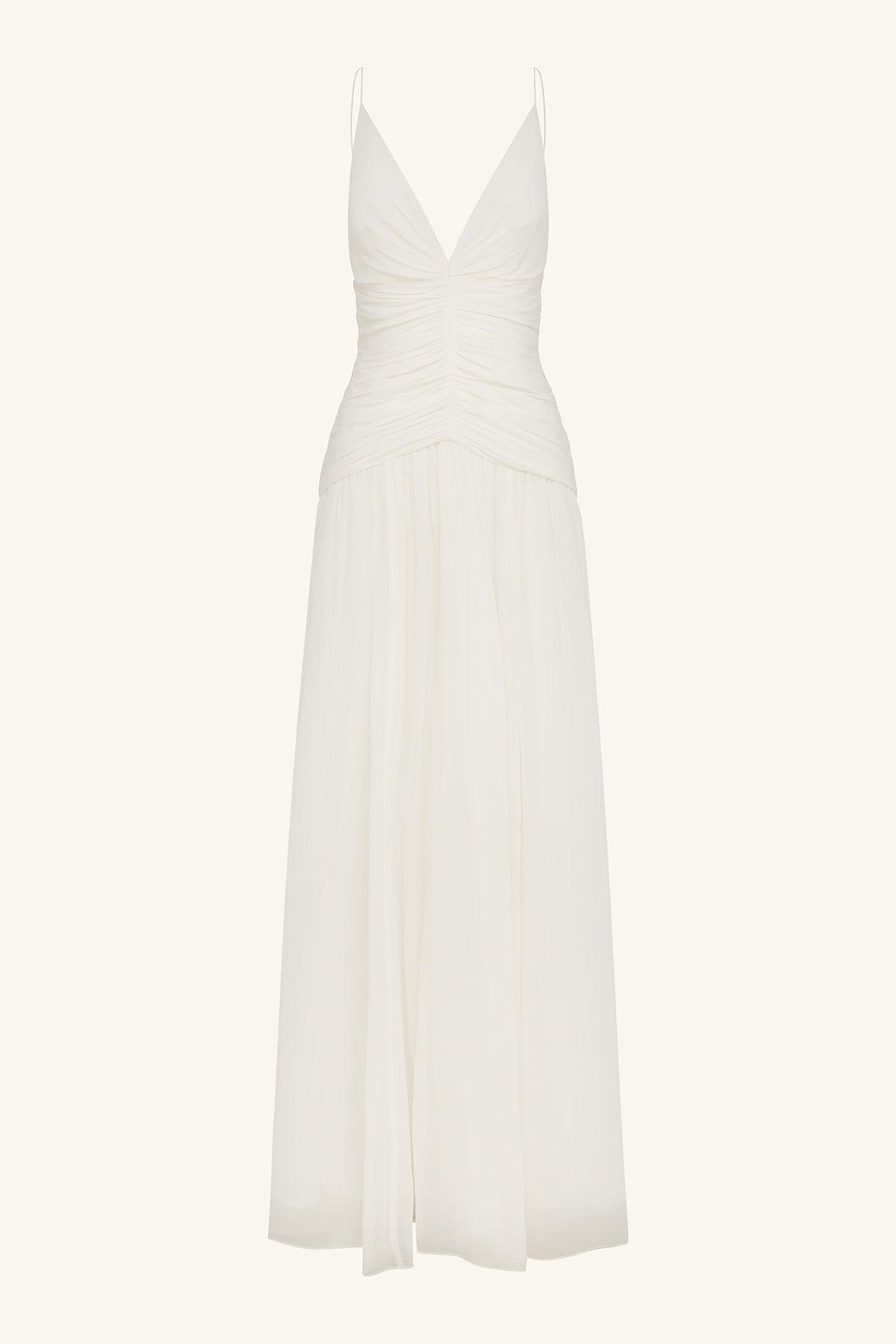 Juno Gathered Bodice Maxi Dress | Ivory | Dresses | Shona Joy