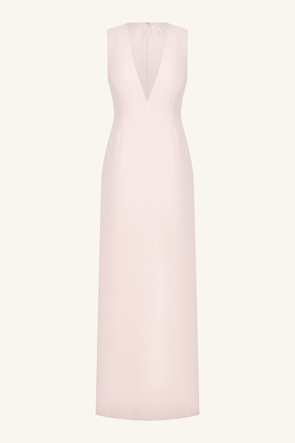 OTIS PLUNGED FITTED MAXI DRESS - FAIRYFLOSS_G