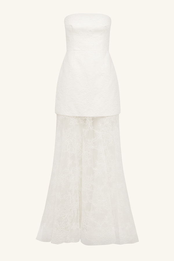 ELYSIAN STRAPLESS LACE GOWN_G