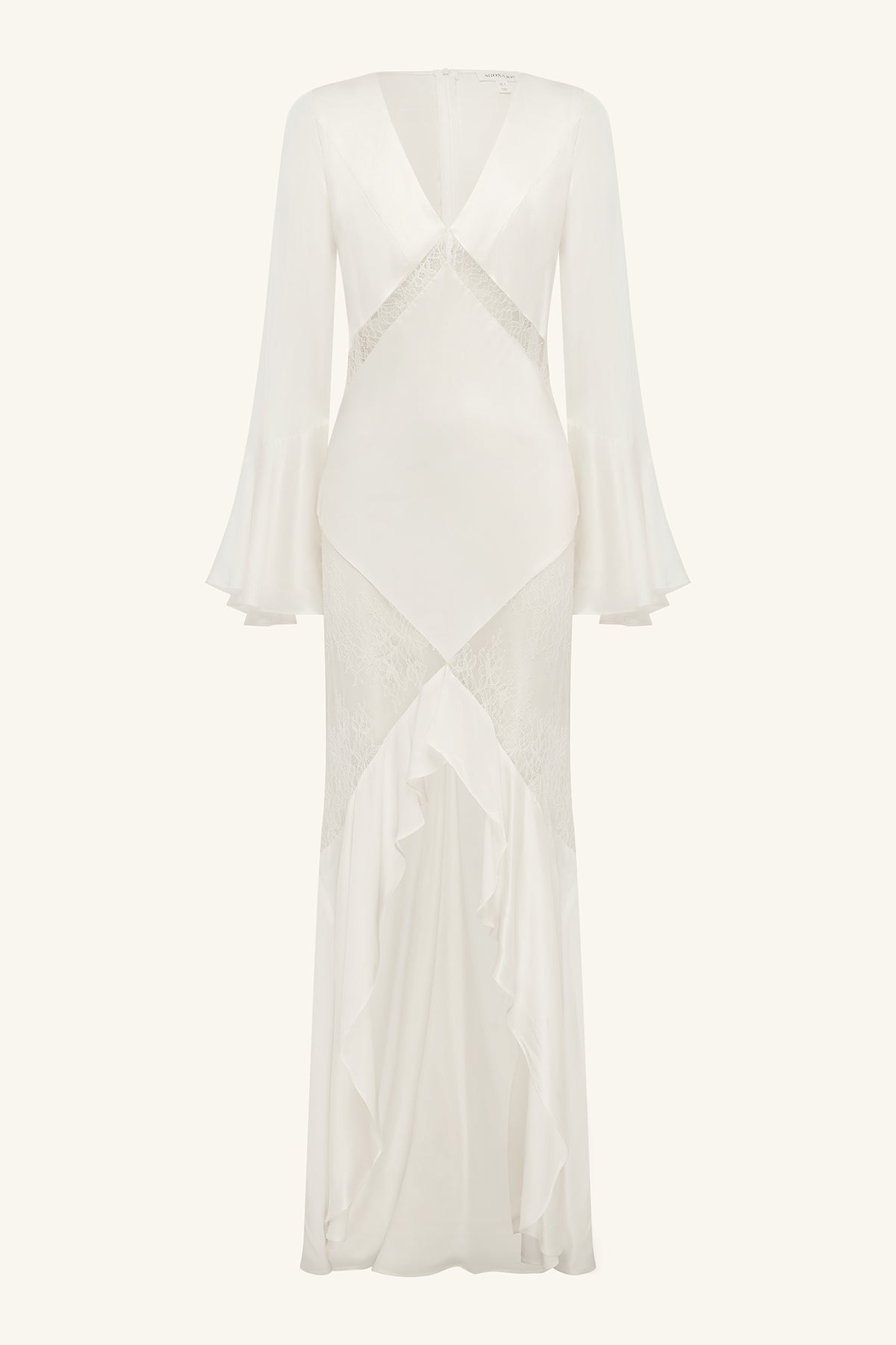 Labyrinth Split Lace Maxi Dress | Ivory | Dresses | Shona Joy