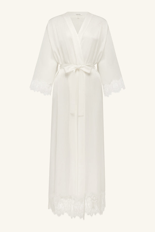 LUSTRE LACE MAXI ROBE - IVORY_G