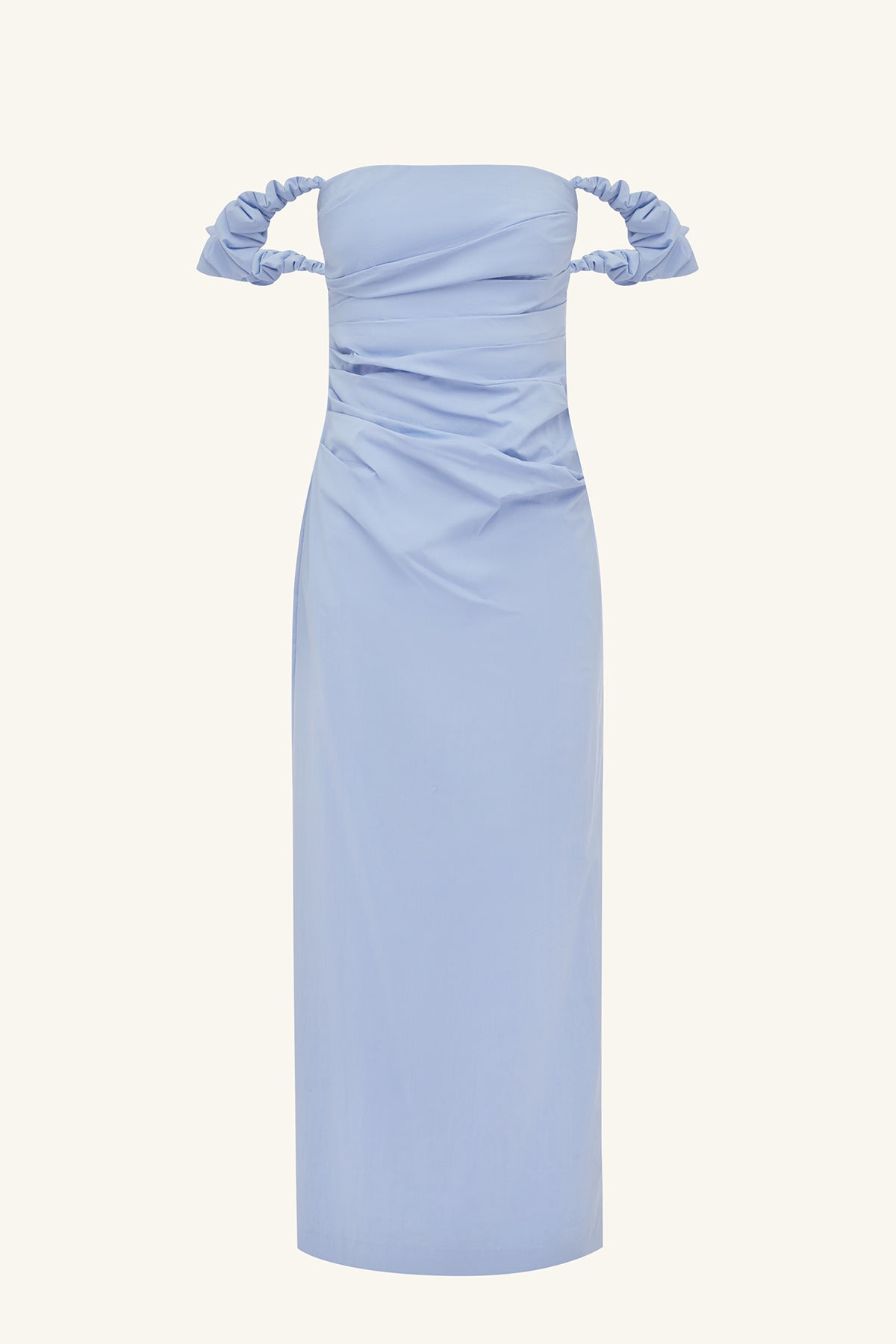 Campbell Off Shoulder Draped Maxi Dress | Azurine | Dresses