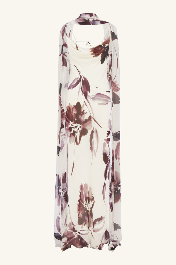 MARPESSA BIAS MAXI DRESS WITH SCARF_G