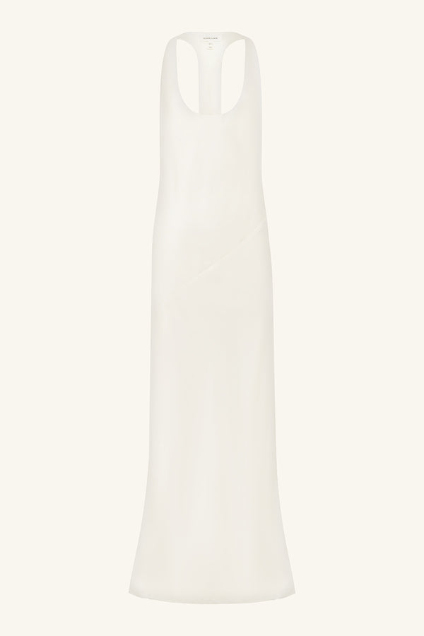 SAVANNA RACER BACK GOWN - IVORY_G