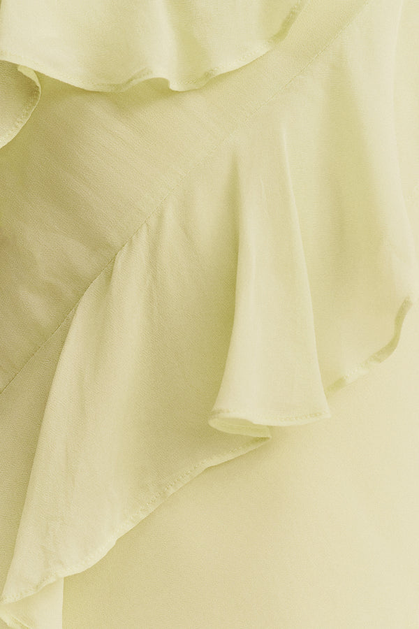 TORRES RUFFLE MAXI DRESS - MARGARITA