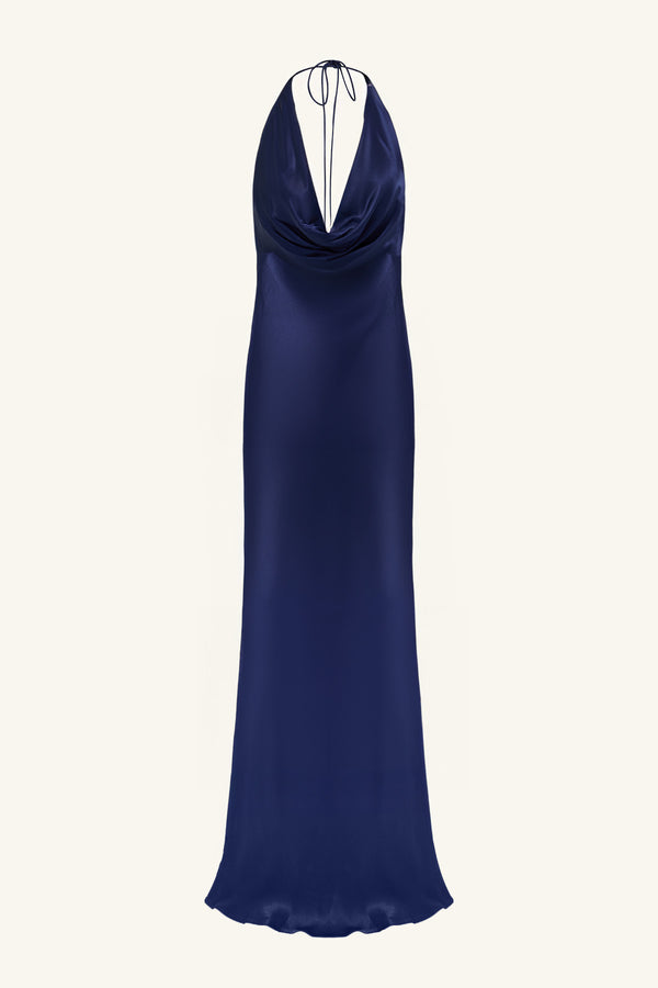 LA LUNE LOW COWL MAXI DRESS - MIDNIGHT_G