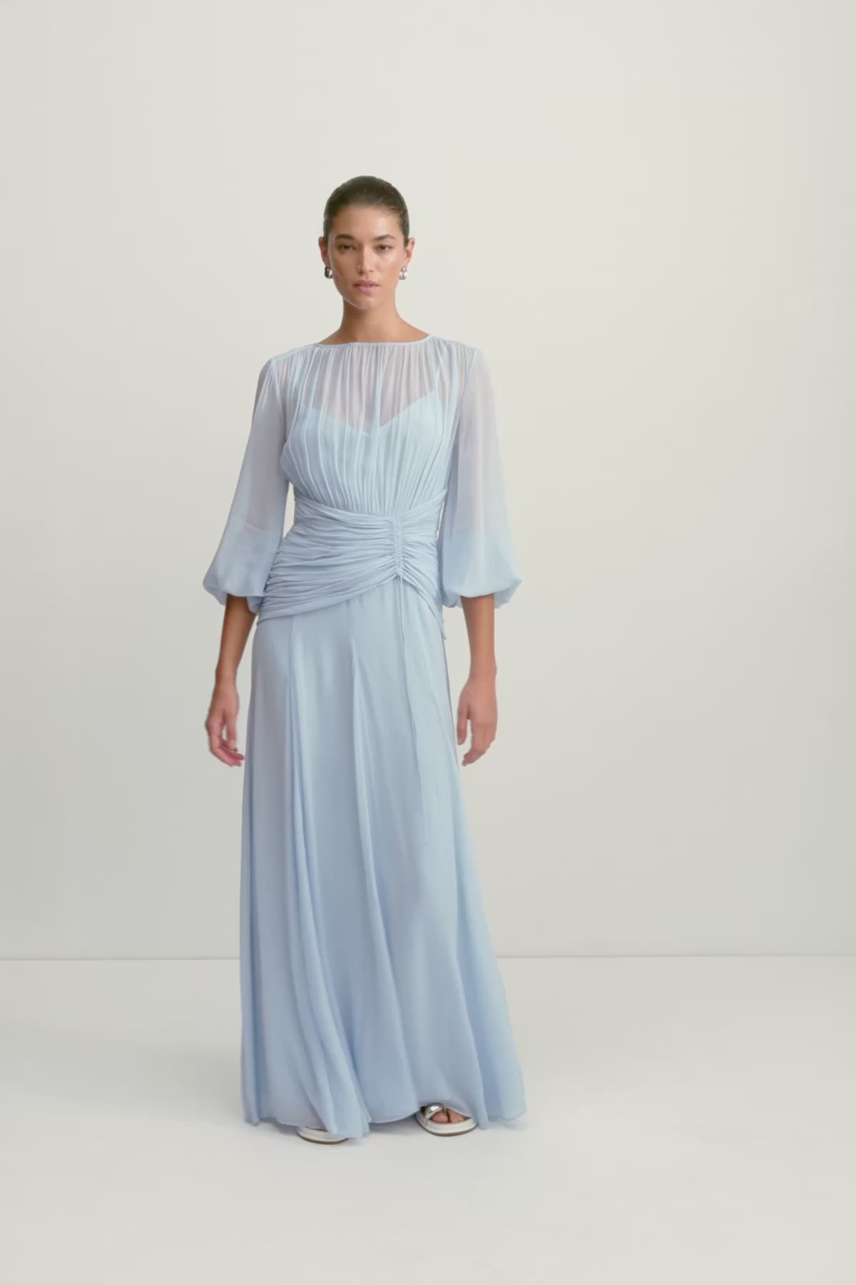 ワンピース AMERI BALLOON SLEEVE DIMENSIONAL DRESS Ameri（アメリ）の「BALLOON SLEEVE DIMENSIONAL DRESS（ワンピース