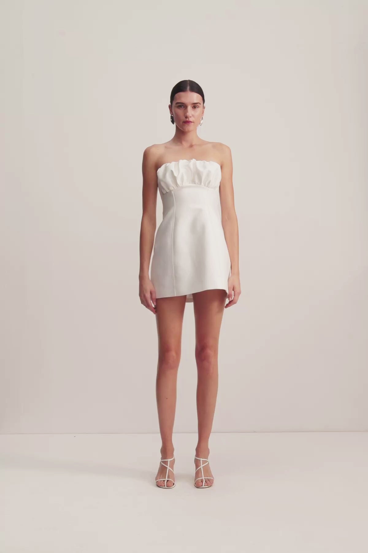 Otis Hourglass Mini Dress | Ivory | Dresses | Shona Joy – Shona Joy US