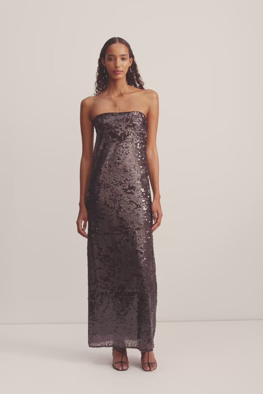 shona joy royale strapless lace up maxi dress Shona Joy - Royale Strapless Lace Up Maxi Dress | Gold