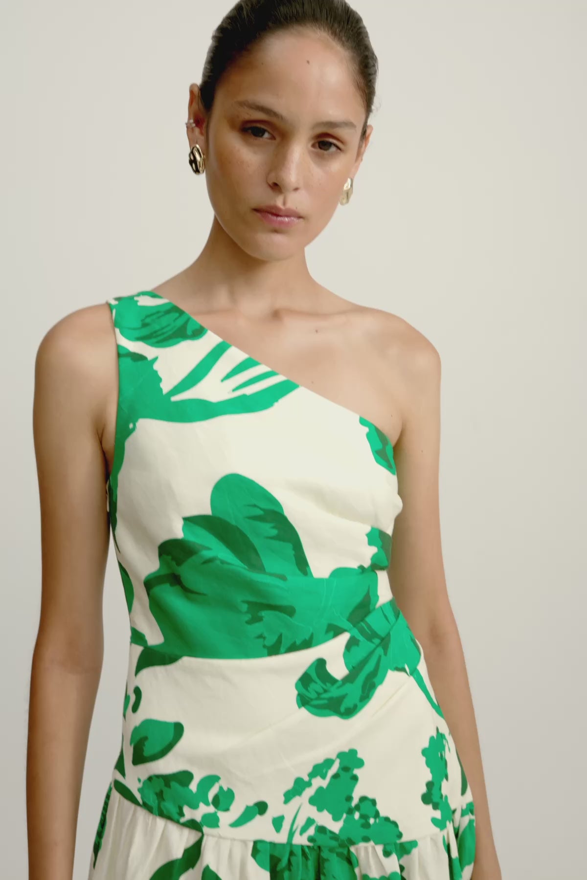 Joni One Shoulder Maxi Dress | Cedar Blossom | Dresses | Shona Joy