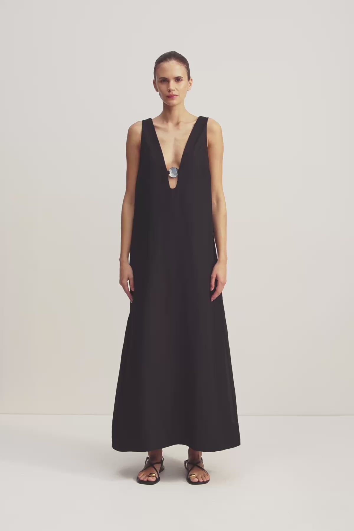 ワンピース Paddington Long Dress black/ S Paloma Plunged Maxi Dress | Black | Dresses | Shona Joy – Shona Joy US