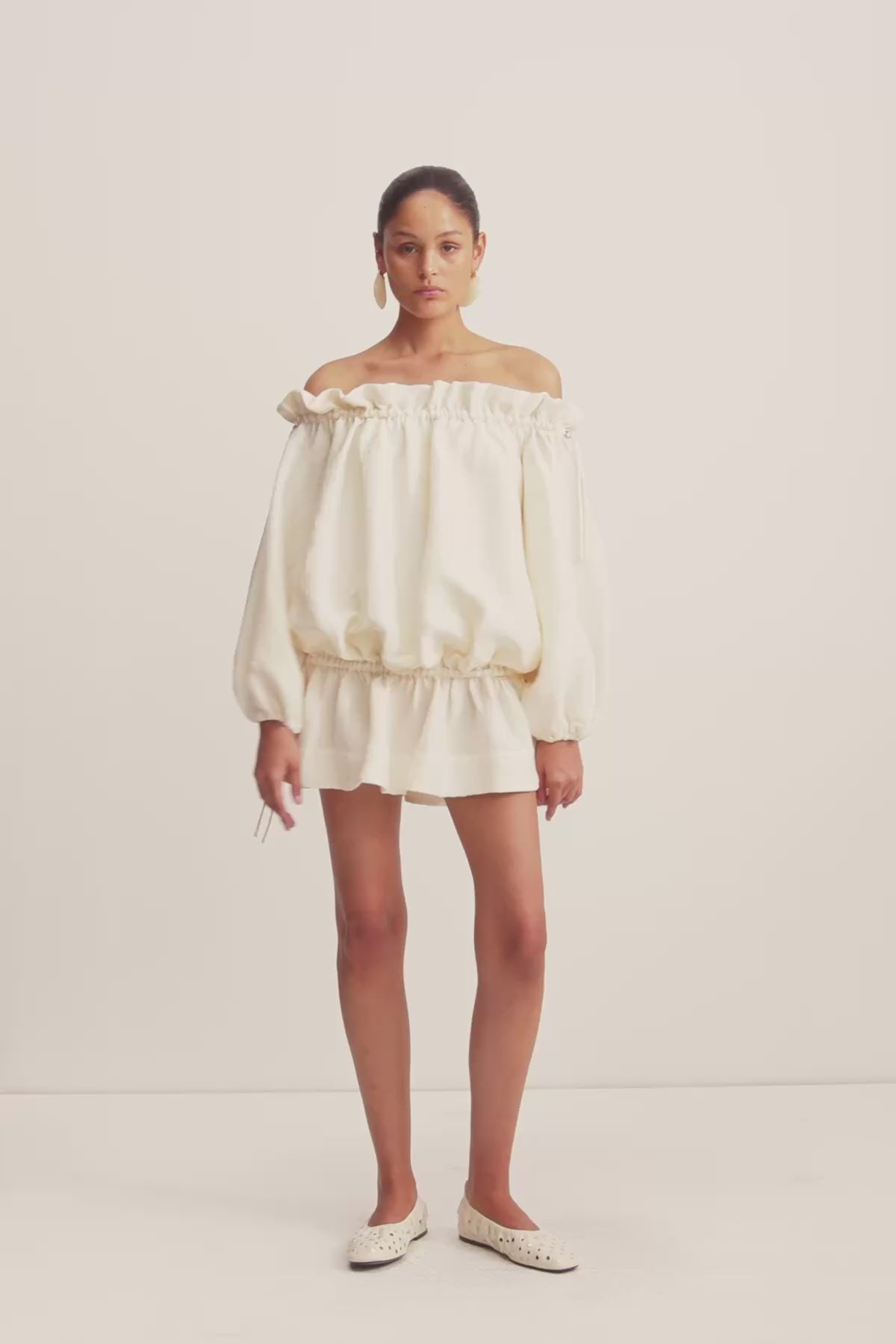 Jasper Linen Blend Mini Dress | Resin | Dresses | Shona Joy