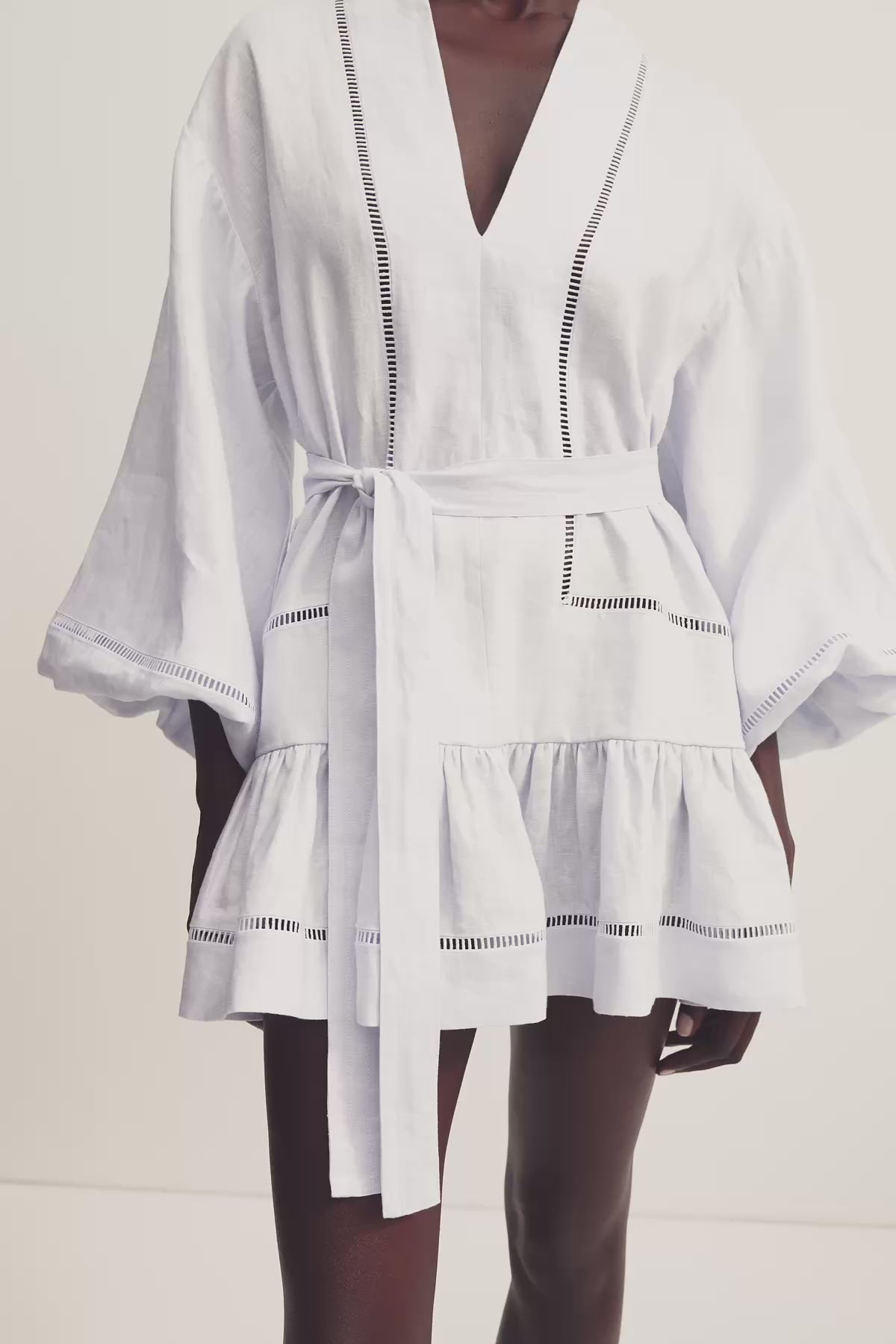 Tommy Balloon Sleeve Mini Dress | Sky | Dresses | Shona Joy