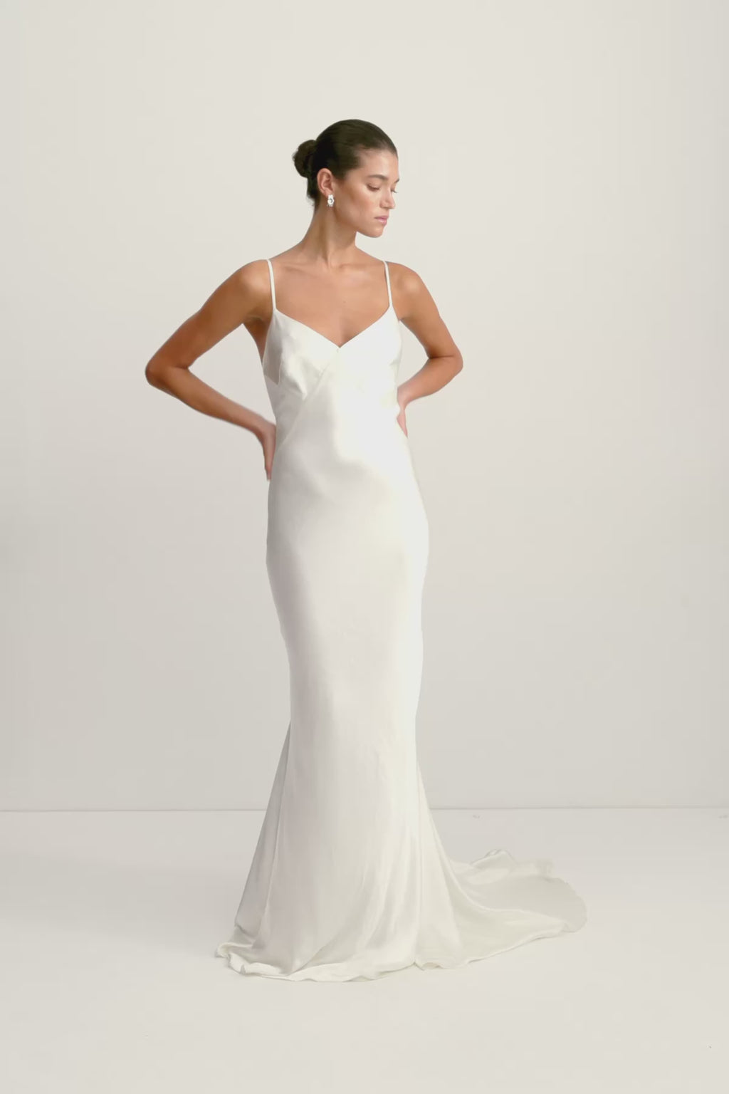 fitted lace wedding dress La Lune Low Back Maxi Dress | White | Dresses