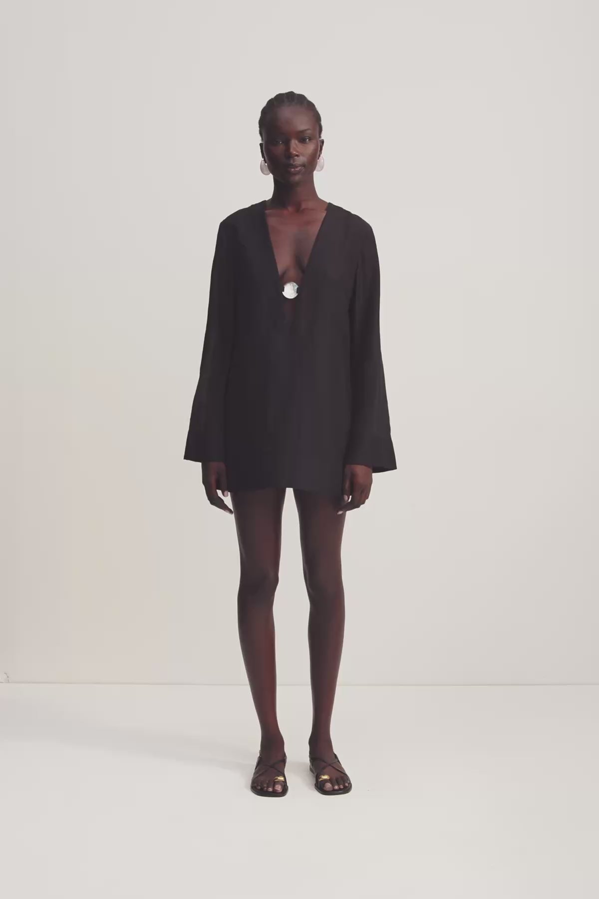 ワンピース JOSEMOON POWER SHOULDER MINIDRESS POWER SHOULDER MINIDRESS – JOSEMOON
