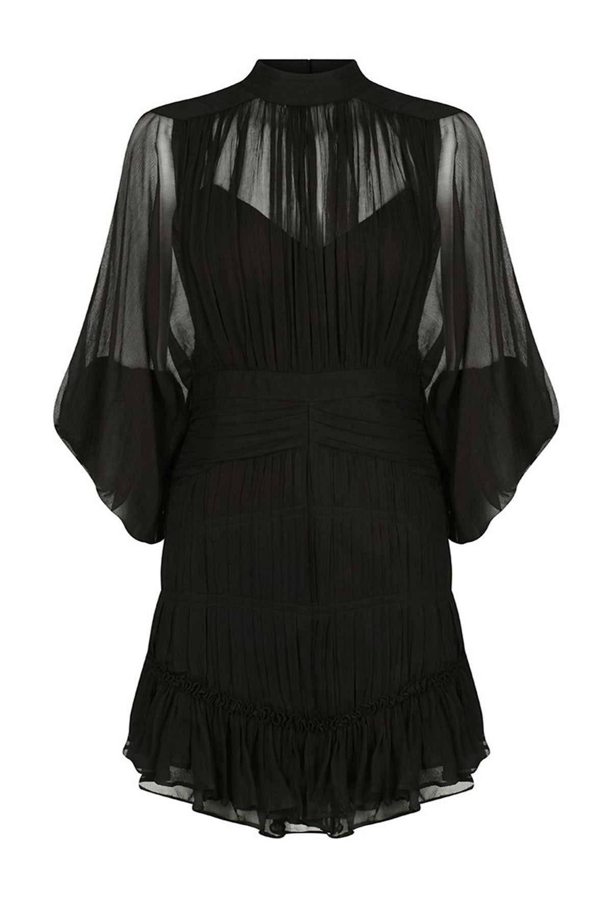 Clemence Long Sleeve Mini Dress | Black | Dresses | Shona Joy – Shona ...